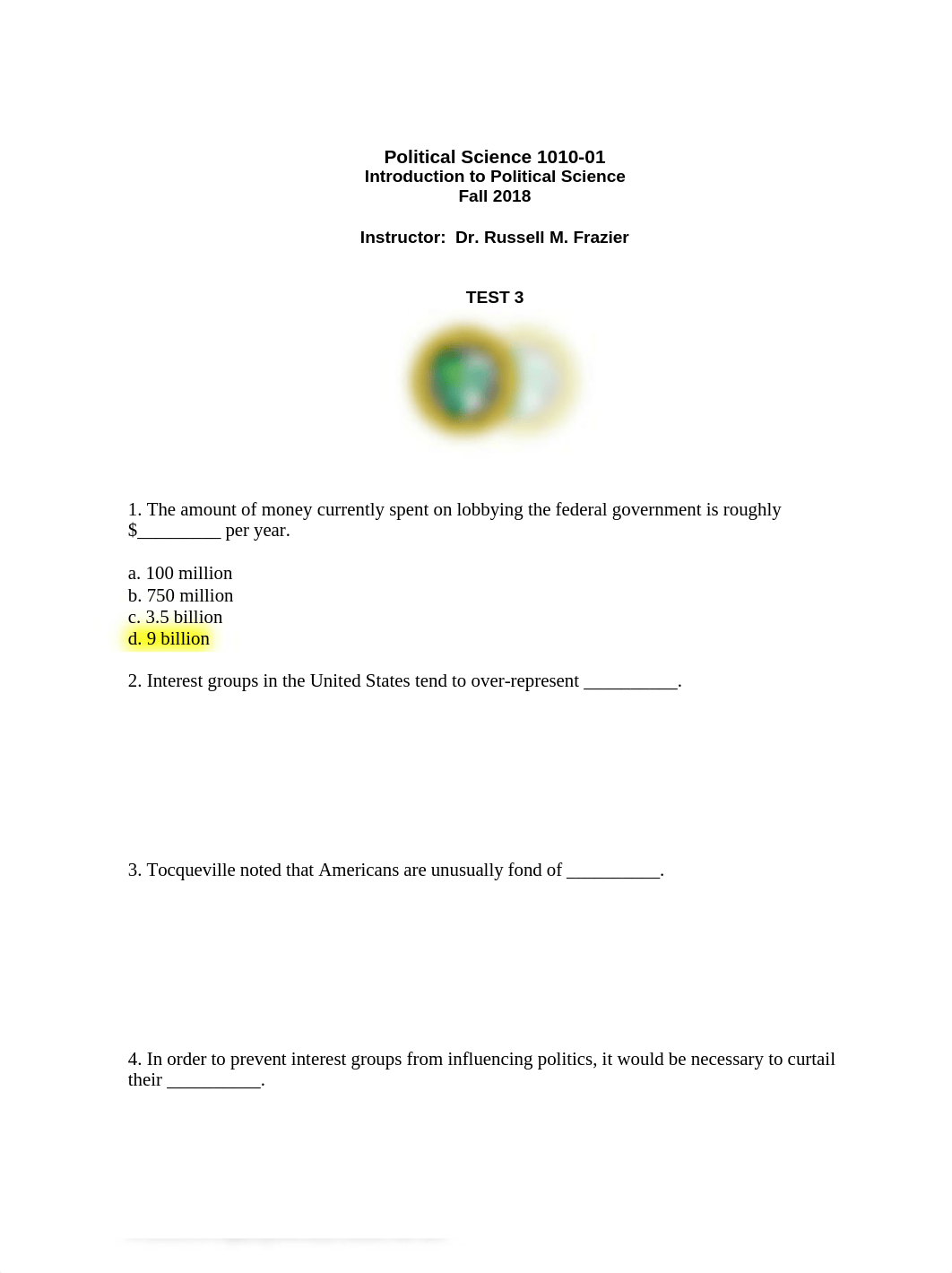 Intro to Political ScienceTest 3 Fall 18 Sect 01 (1).docx_d28a5c2woqo_page1