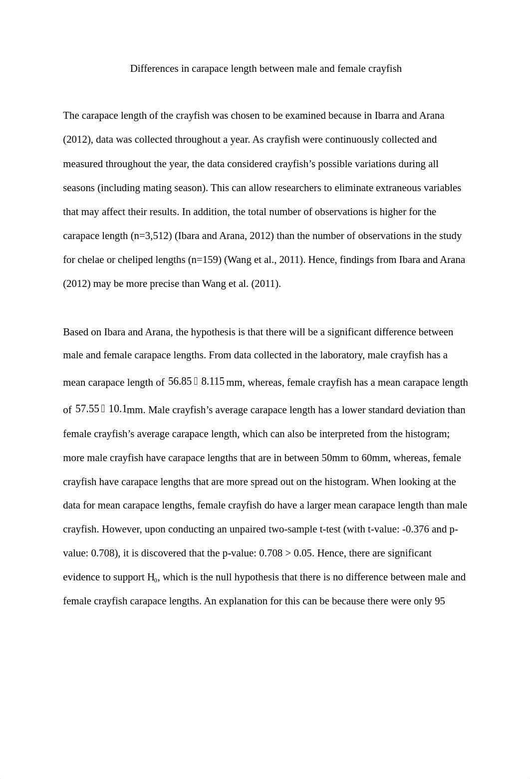 Lab 2- Differences in Male and Female Crayfish Carapace Lengths.docx_d28agp625rk_page1