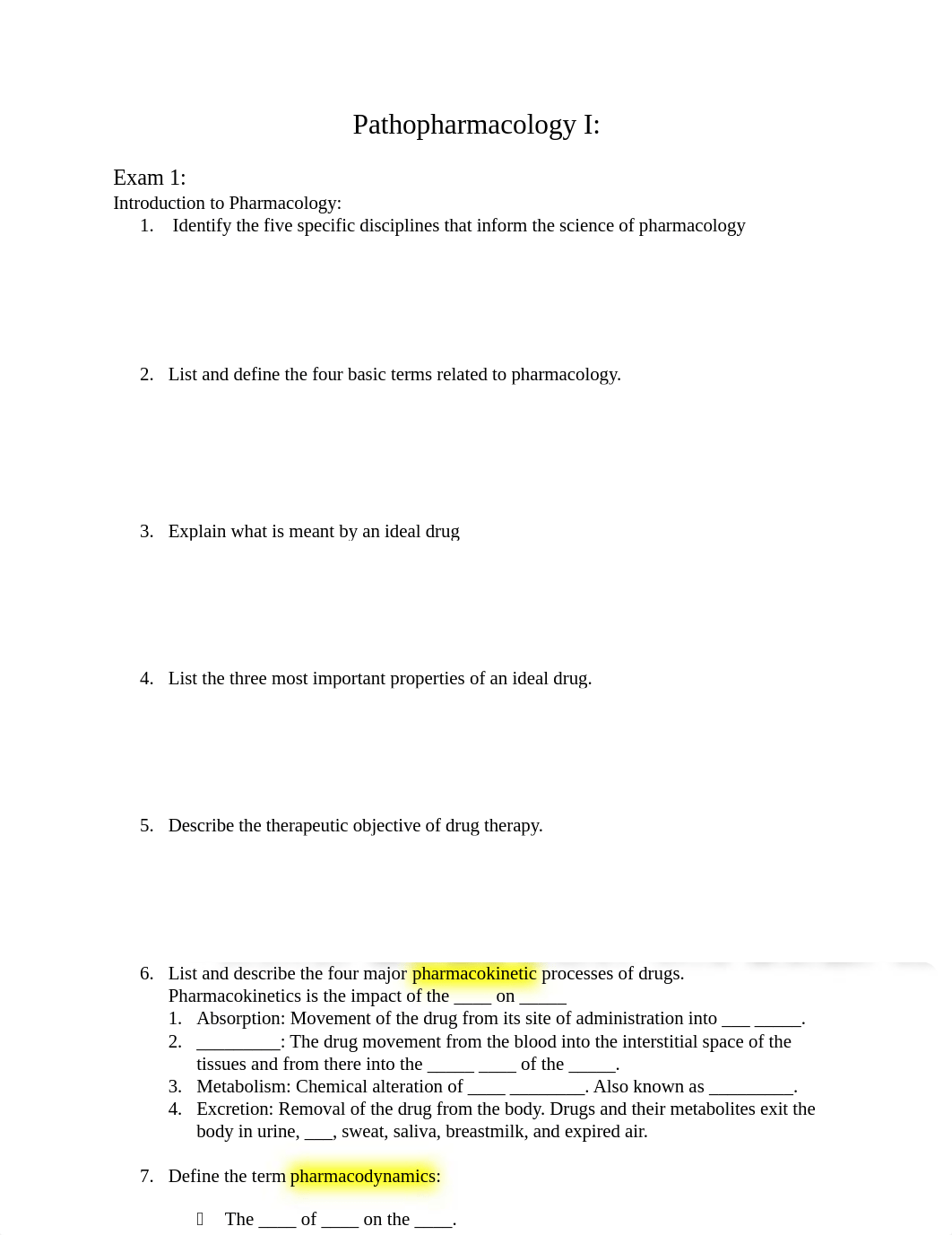 Pathopharmacology I- Exam 1 Study Guide.docx_d28mvd9ir2e_page1