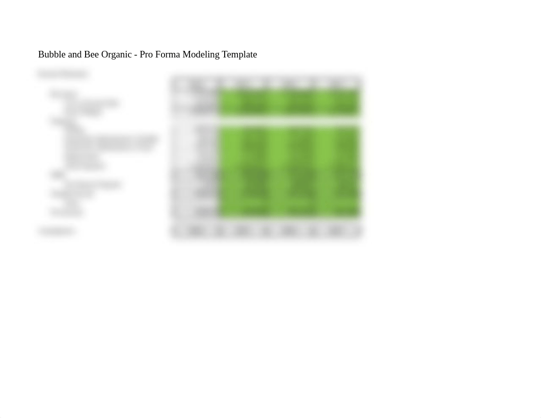 Bubble & Bee Forecasting - Sheyla Rivera.xlsx_d28rwhs7953_page3