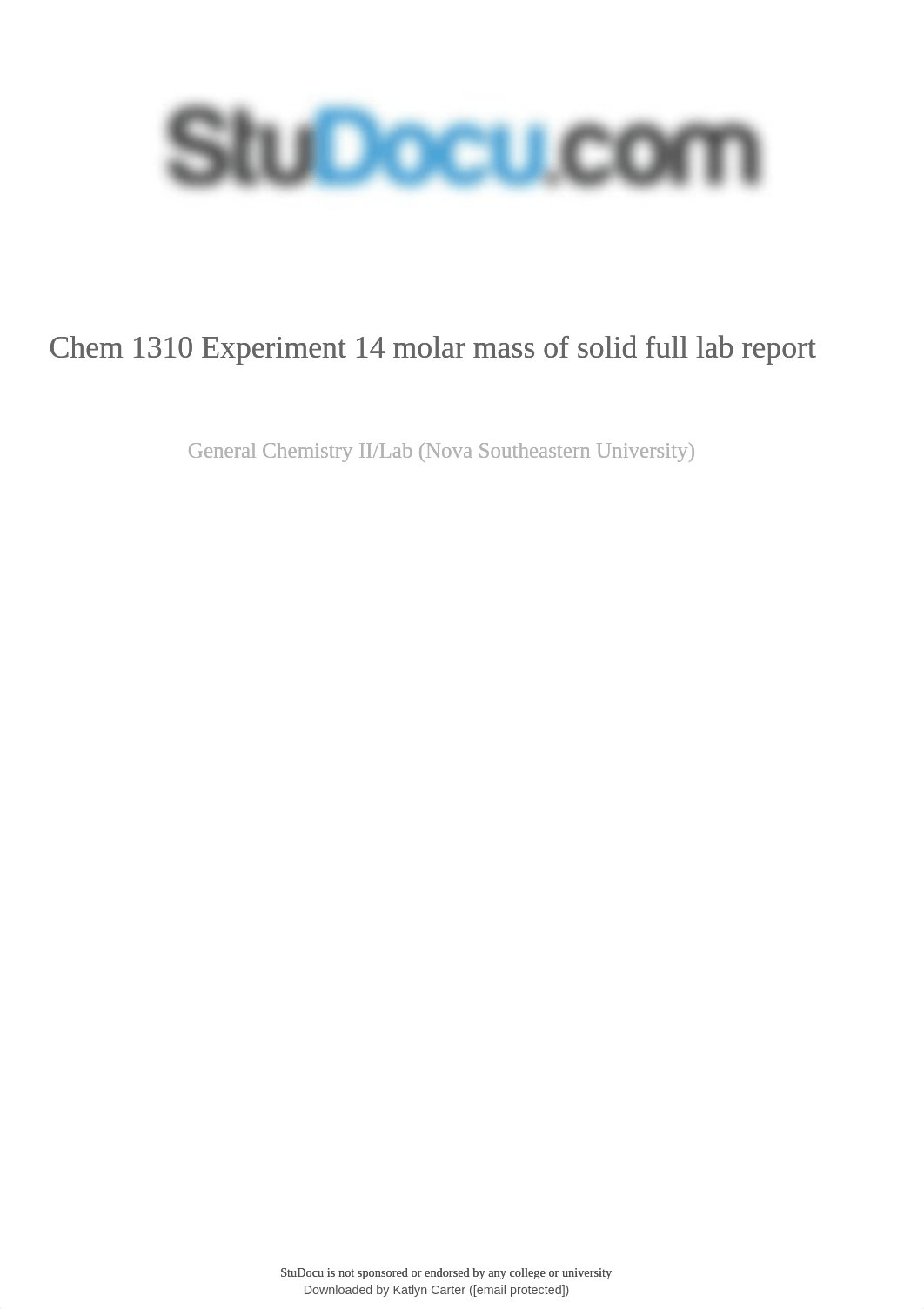 chem-1310-experiment-14-molar-mass-of-solid-full-lab-report.pdf_d28tugz2bl9_page1