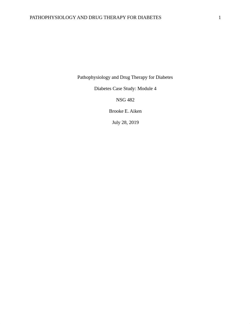 Pathophysiology and Drug Therapy for Diabetes.docx_d29dyasnvtu_page1