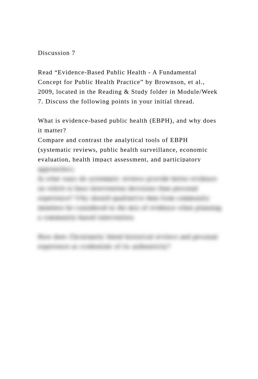 Discussion 7Read "Evidence-Based Public Health - A Fundamental.docx_d29ogalozh4_page2