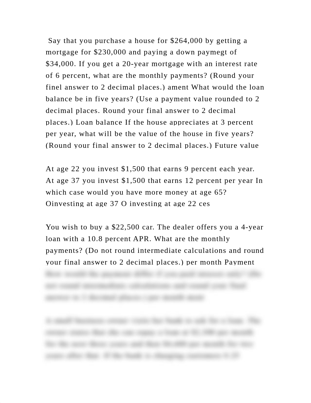 Say that you purchase a house for $264,000 by getting a mortgage for .docx_d2ar16ylw9a_page2
