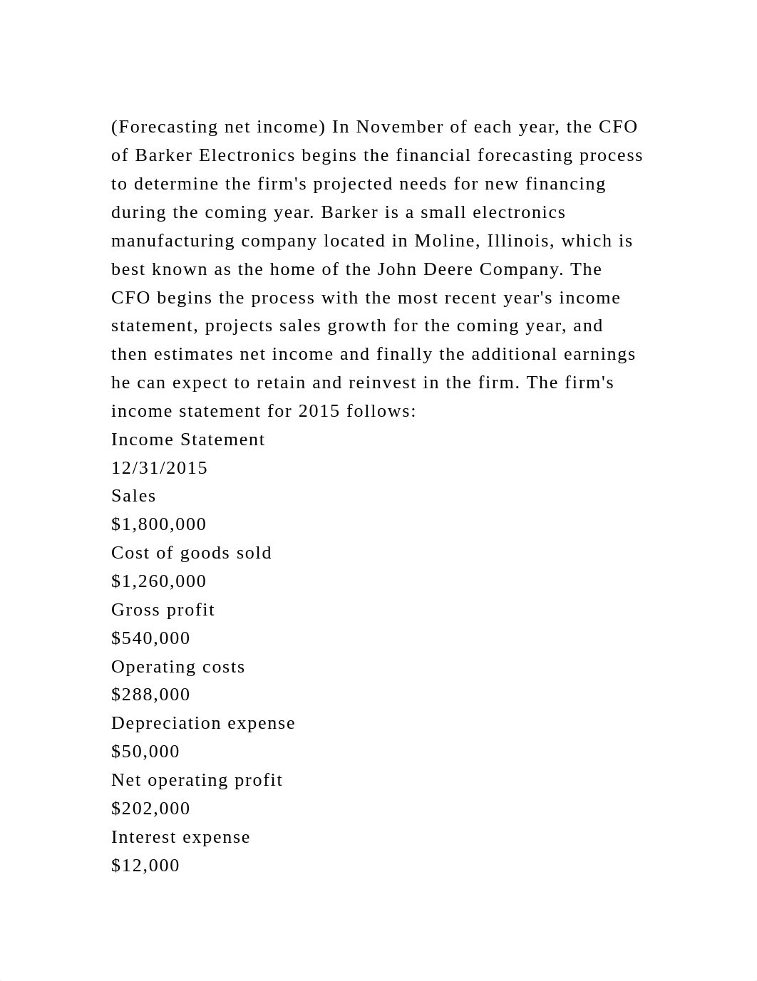 (Forecasting net income) In November of each year, the CFO of Barker.docx_d2avng2ix4z_page2