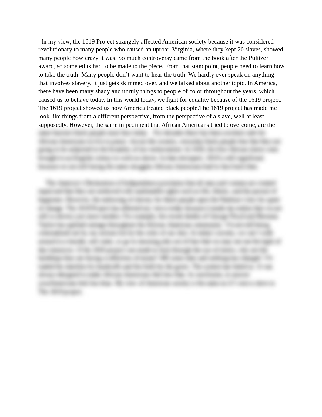 _explain how The 1619 Project has affected your view of American society..docx_d2b23rq8n48_page1