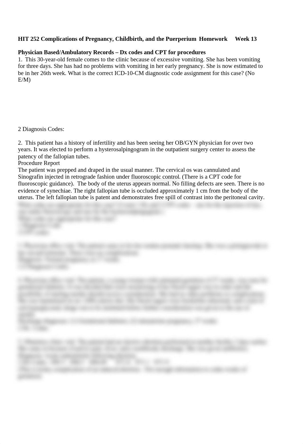 HIT-252  Week 13 Pregnancy Homework B - Debbie Rogers.doc_d2b3desmcx1_page1