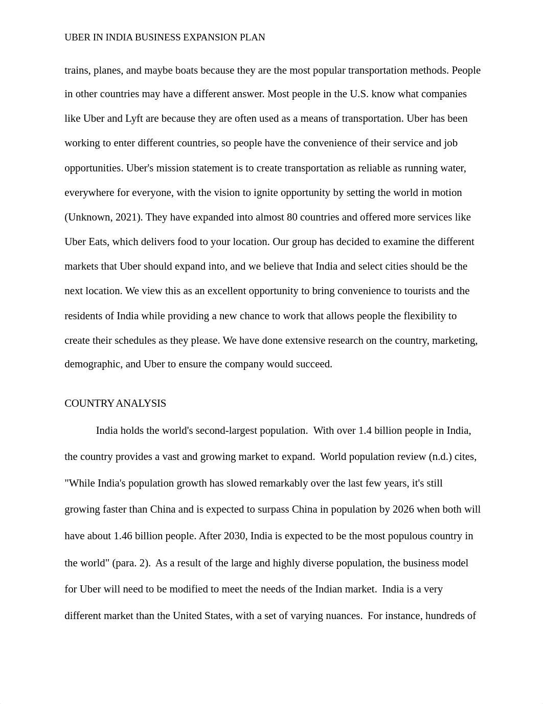 UBER IN INDIA BUSINESS EXPANSION PLAN.docx_d2bby0mckp9_page2