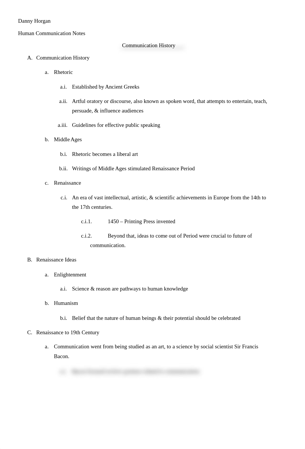 Human Communication Communication History Notes_d2blkig0nka_page1