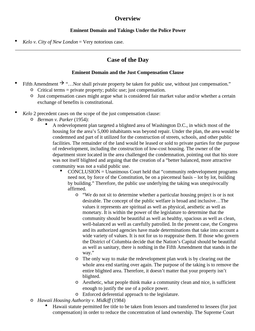 Case of the Day - Kelo v. City of New London (Class 20).docx_d2bp5vi7rr5_page1