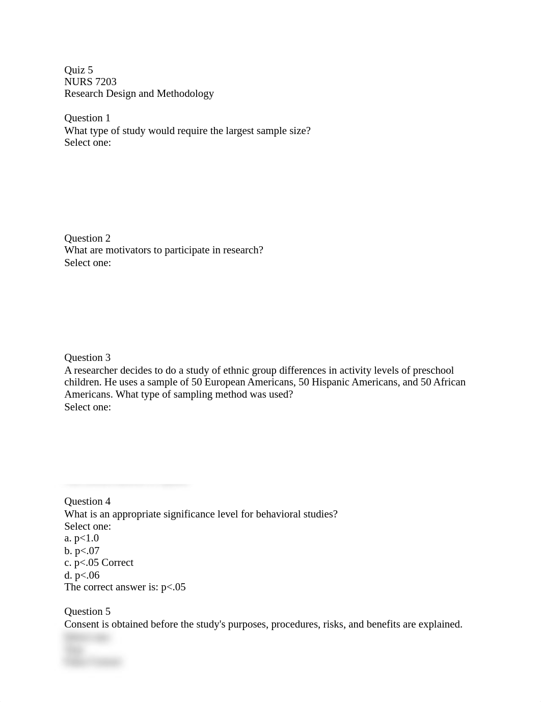 Quiz 5 NURS 7203 Research Design and Methodology .docx_d2bzbj1isqe_page1