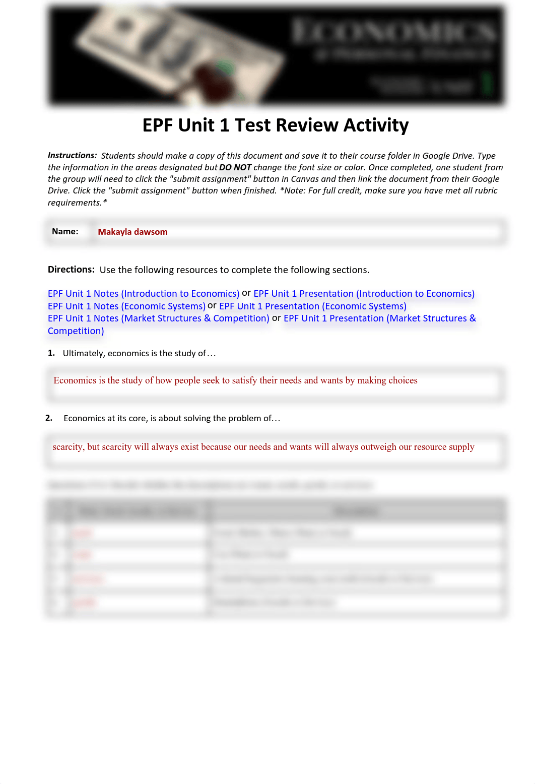 Copy of EPF Unit 1 Test Review Activity (1).pdf_d2c9g9nzhgn_page1