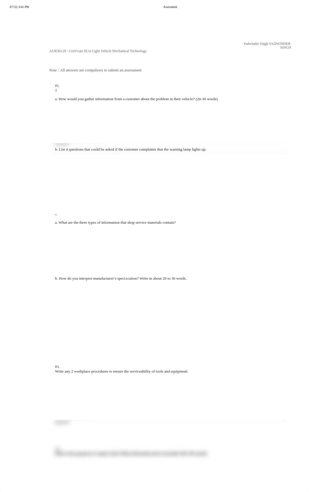 Acumen- Auretr129- Diagnose and repaire charging systems.pdf_d2cnmddnpj6_page1