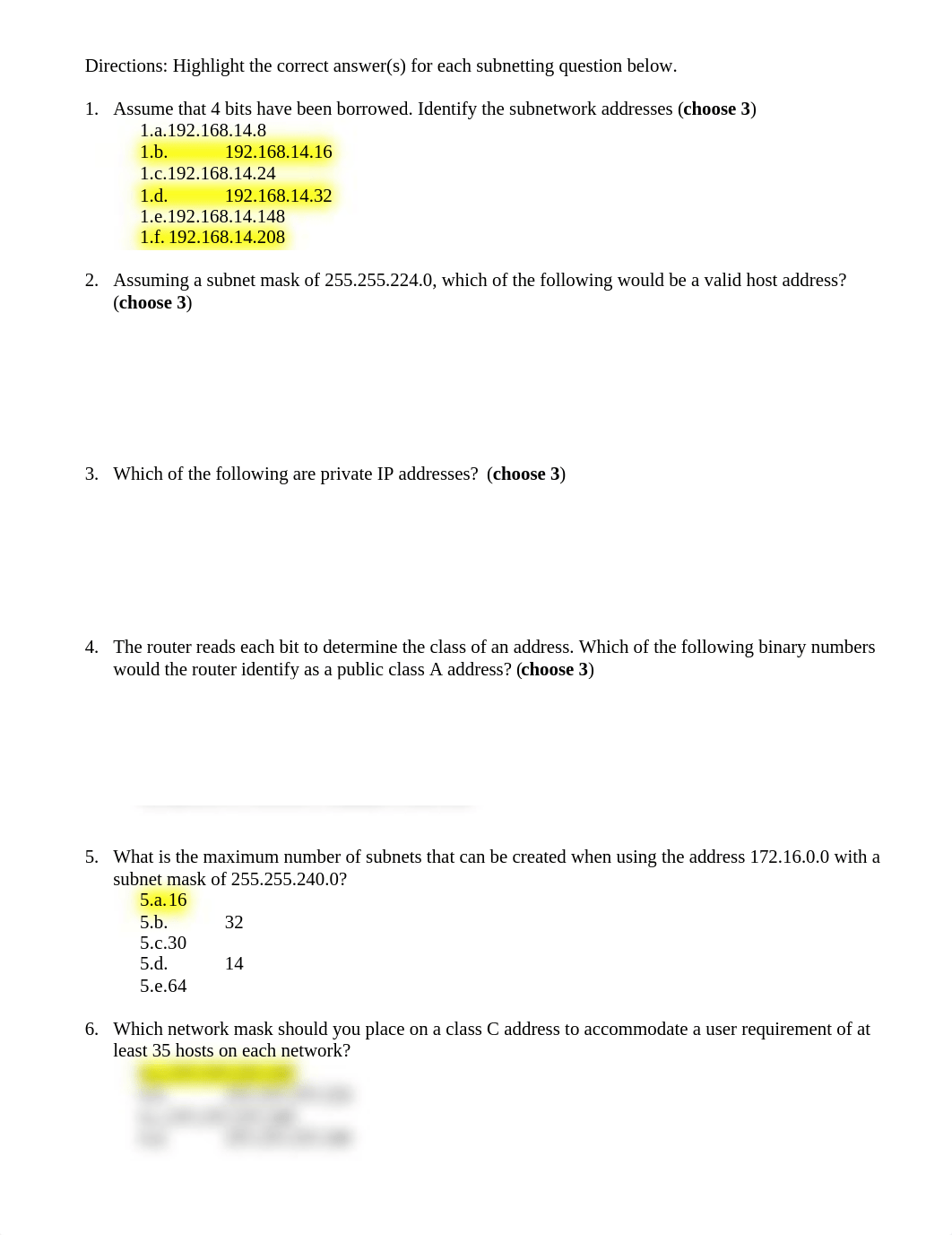 Subnetting Practice Questions Finished.odt_d2cui7gcma1_page1