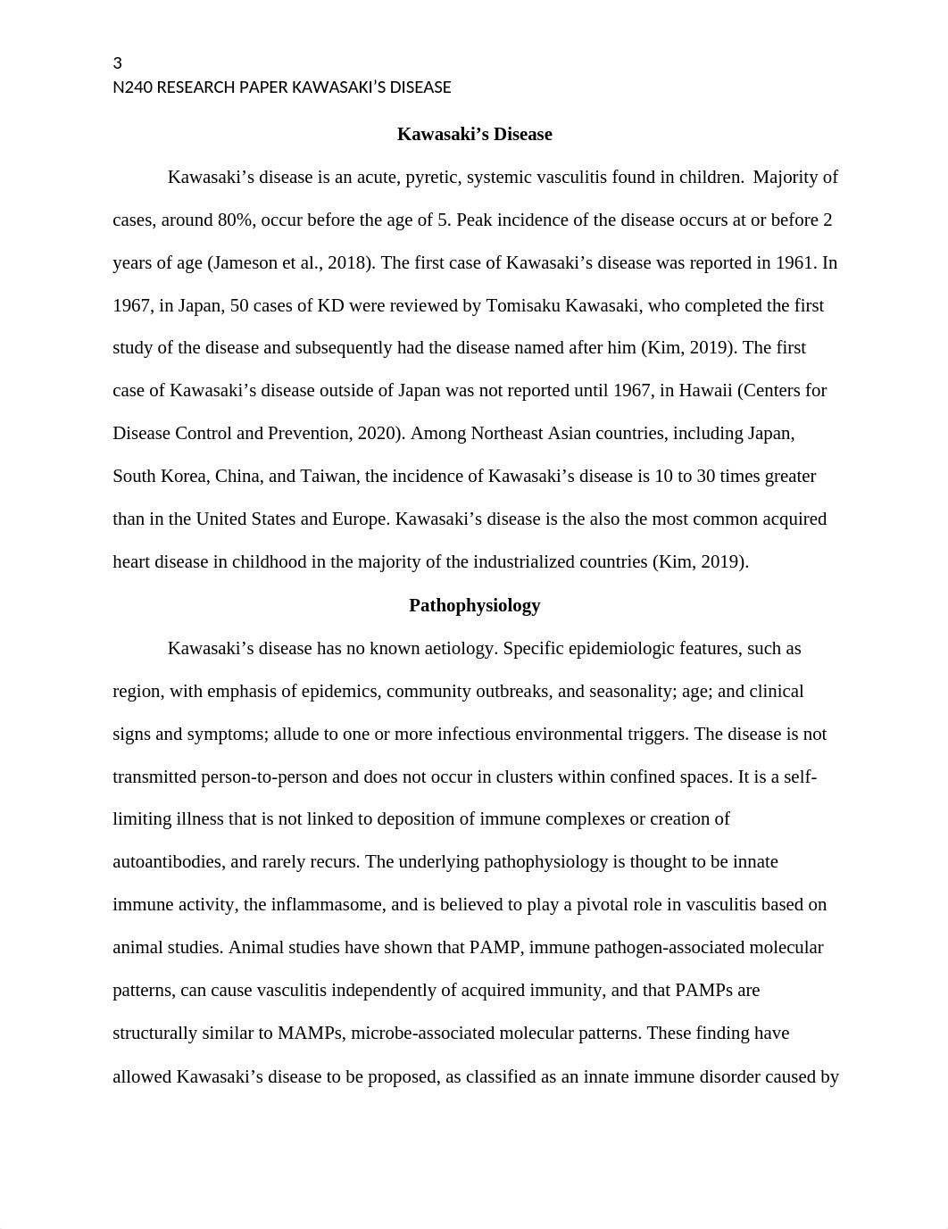 Marks_A_N240_Research Paper_Kawasaki's Disease.docx_d2cyvlzah8l_page3