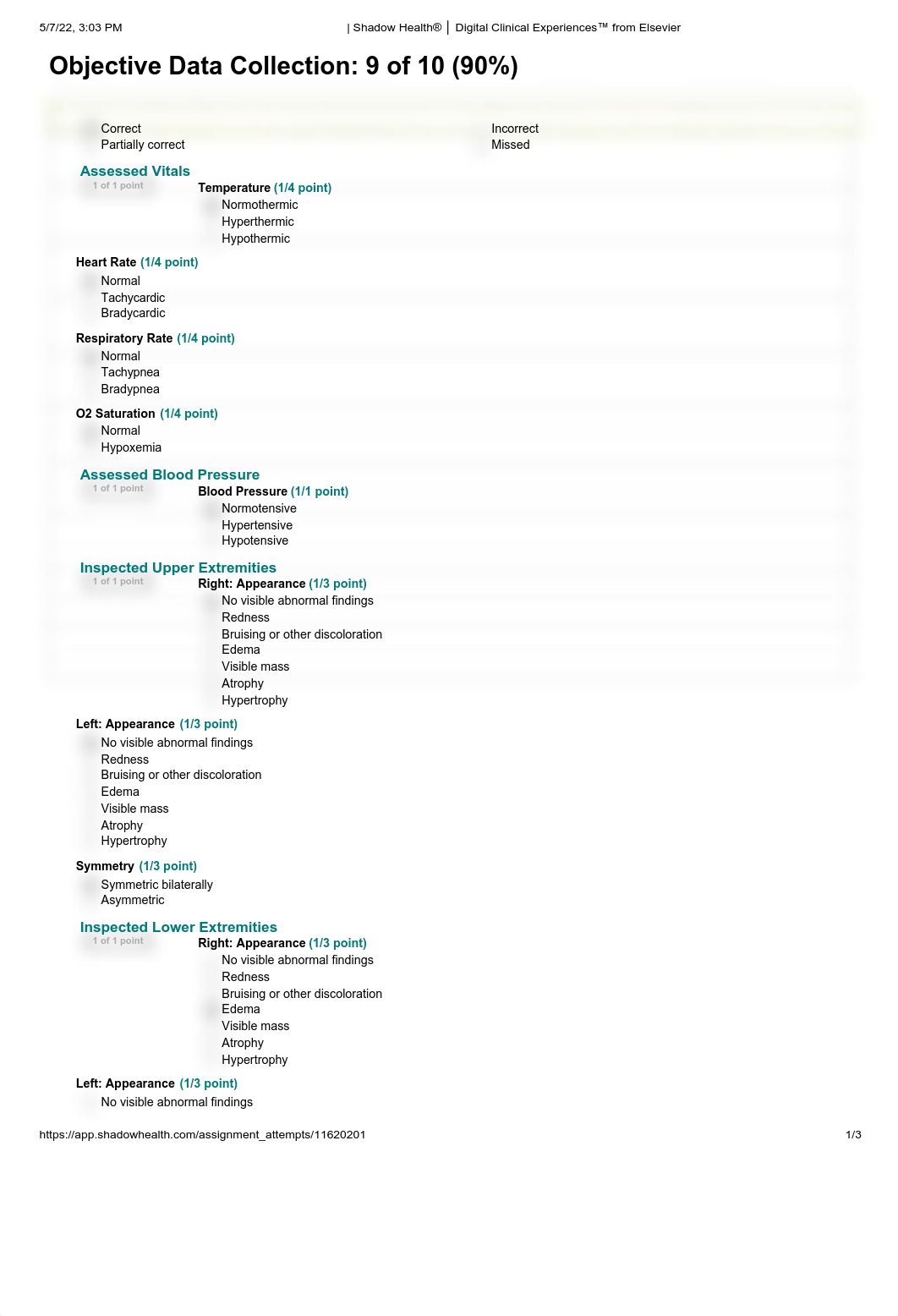 _ Shadow Health® │ DM checklist.pdf_d2d5hob1vm6_page1