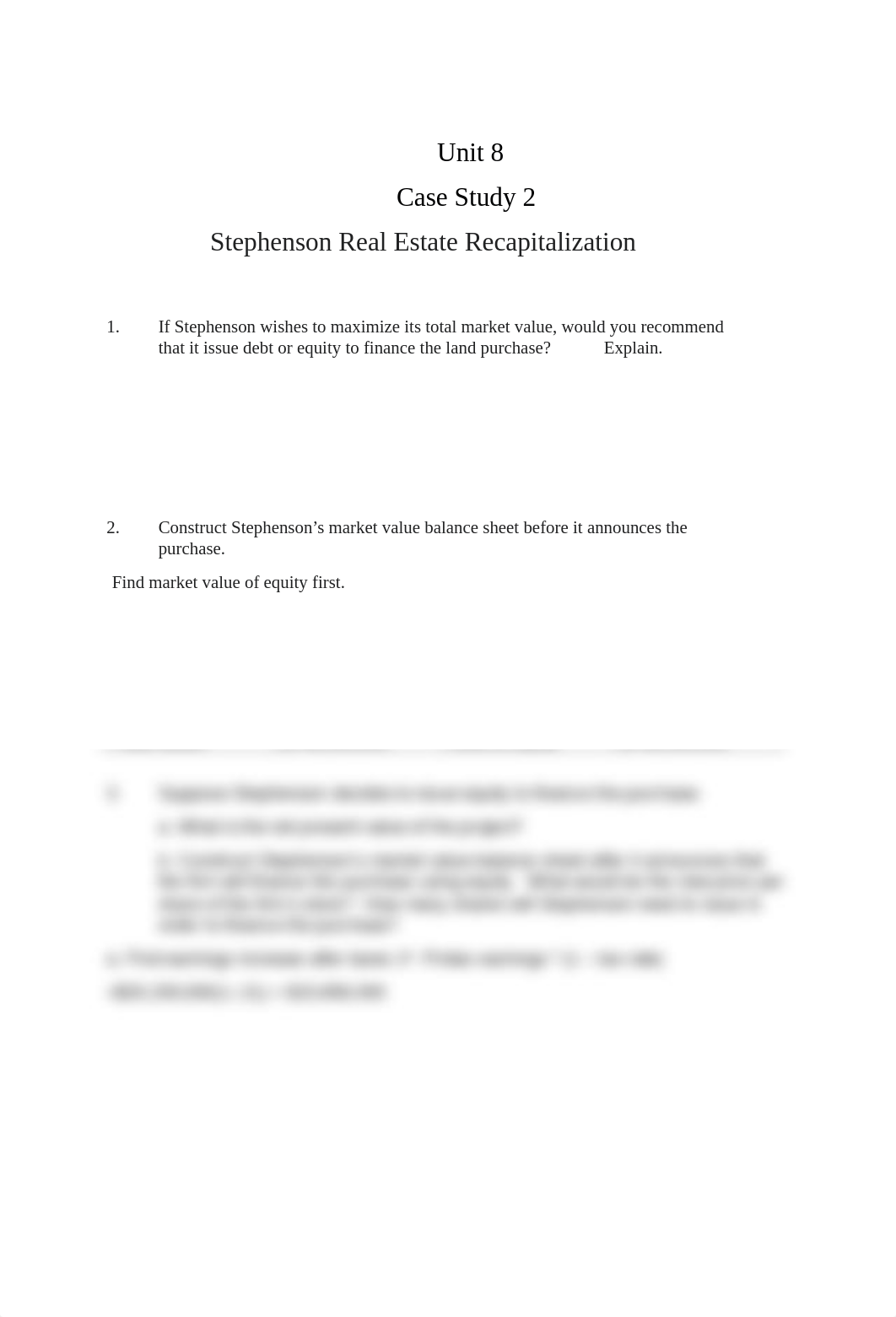 Stephenson Real Estate Recapitalization.docx_d2d8goqorlk_page1