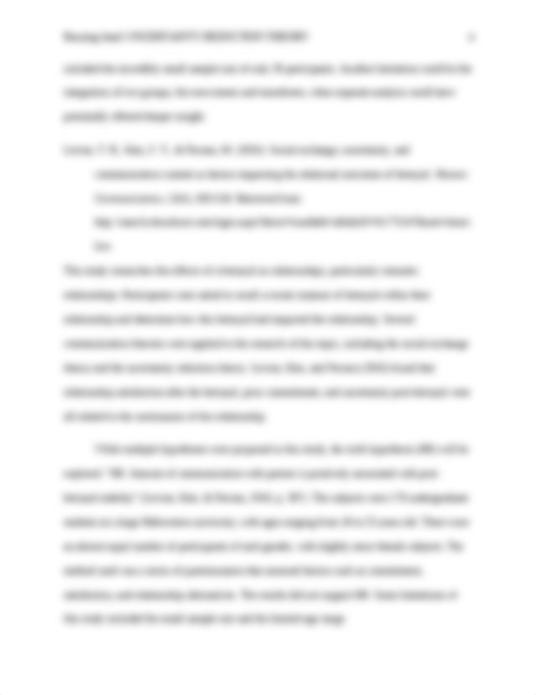 Uncertainty Reduction Theory Annotated Bibliography Part Two_d2dgh0jetd6_page4