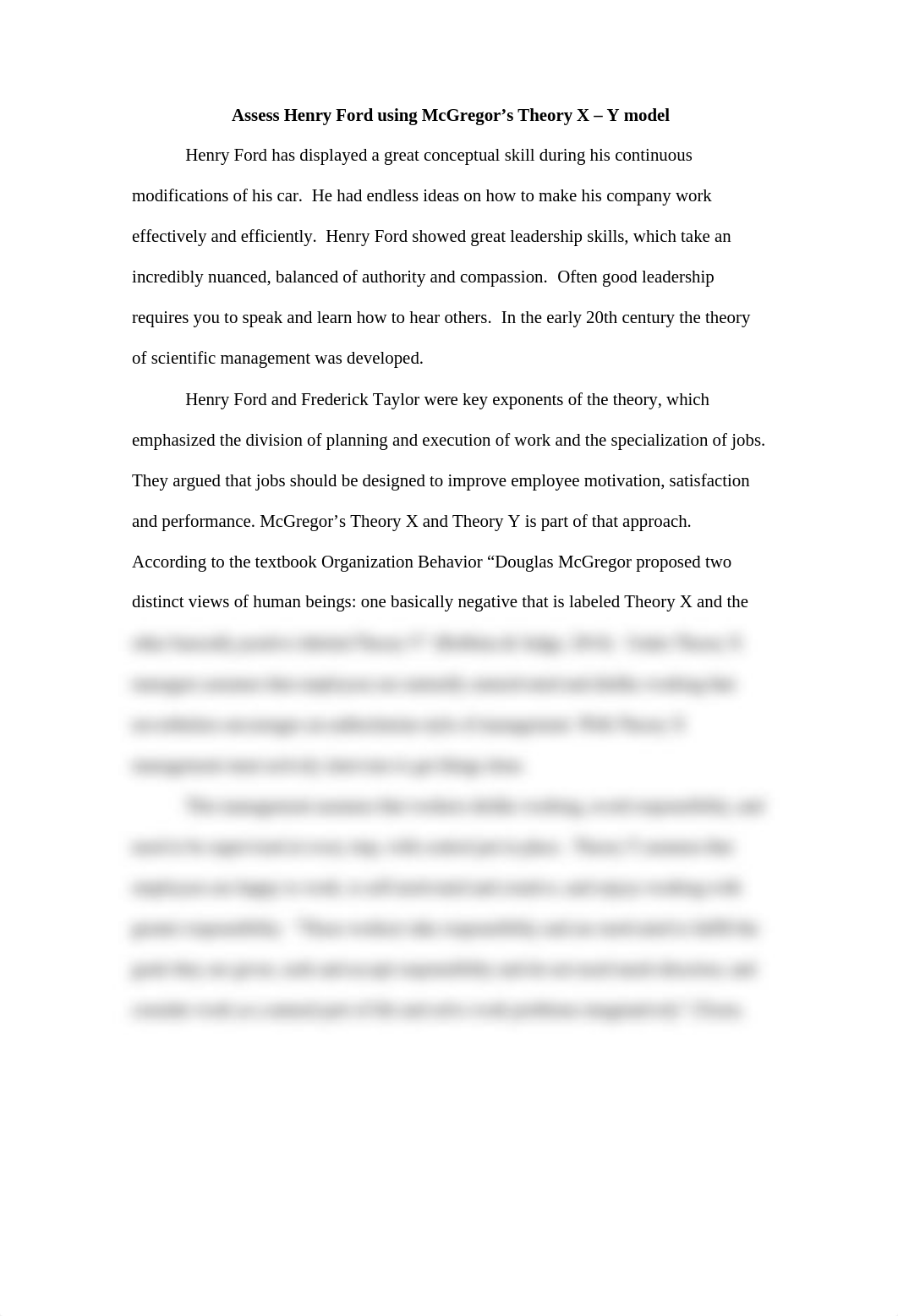 Gates_Week 3 Assignment_Assess Henry Ford using McGregor's Theory X - Y model.docx_d2do1etaaoy_page1