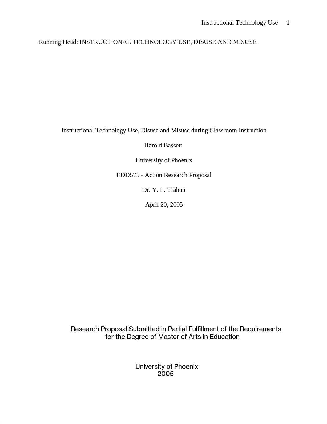 Action Research Project Proposal - Harold Bassett_d2dosy0w57l_page1