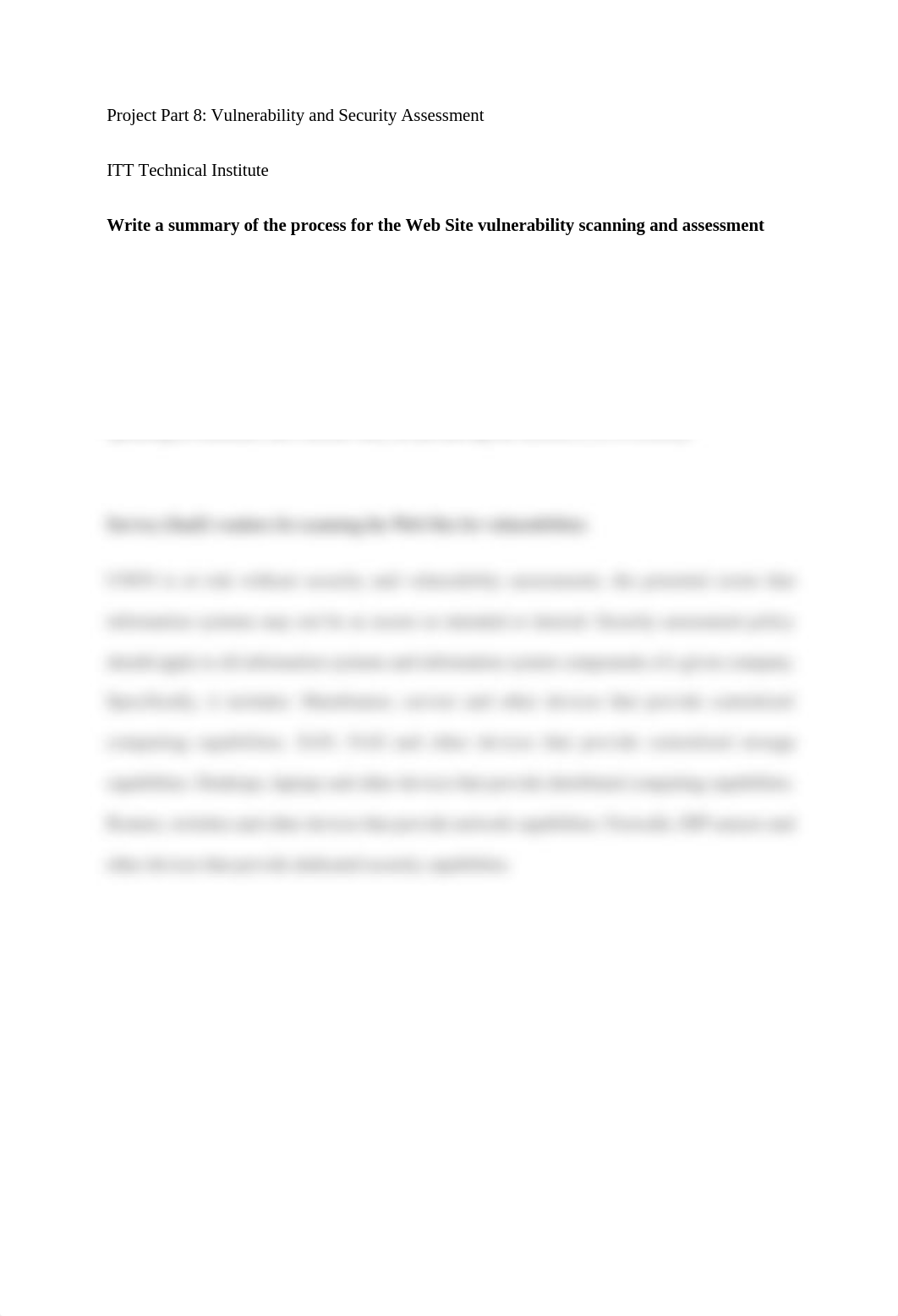 Project Part 8. Vulnerability and Security Assessment_d2dqiwp8aet_page1