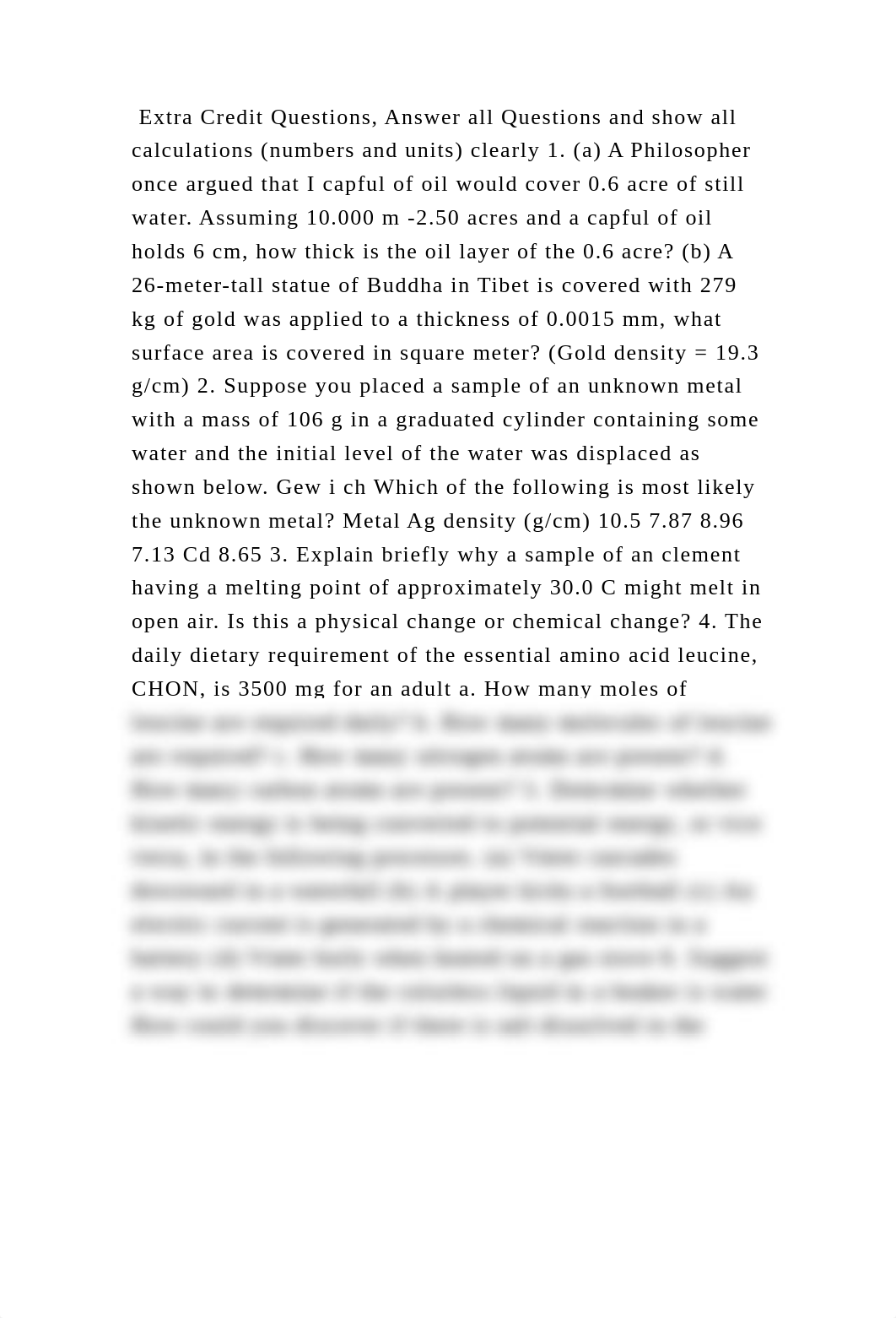 Extra Credit Questions, Answer all Questions and show all calculation.docx_d2dtt2l9vmk_page2