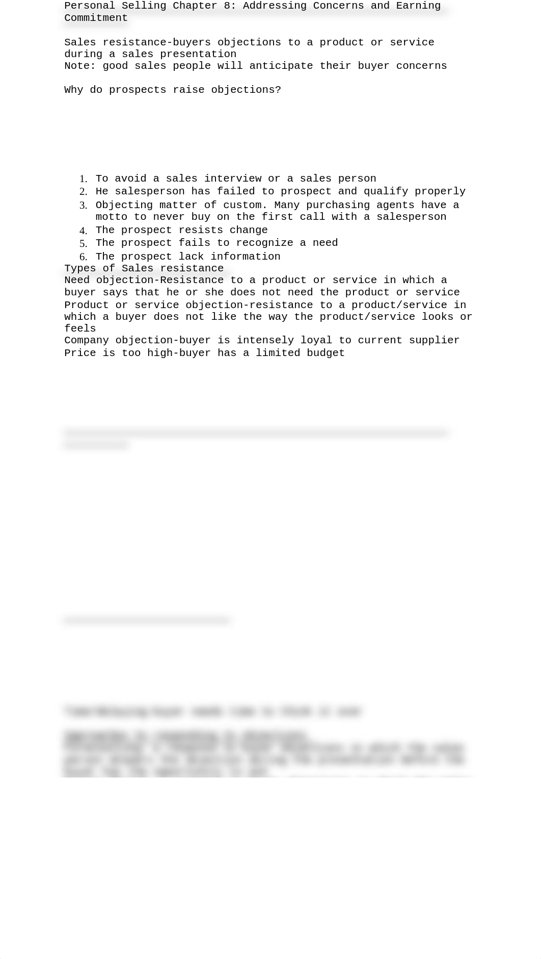 Personal Selling Chapter 8 addressing concerns and earning commitment_d2dykl936kq_page1