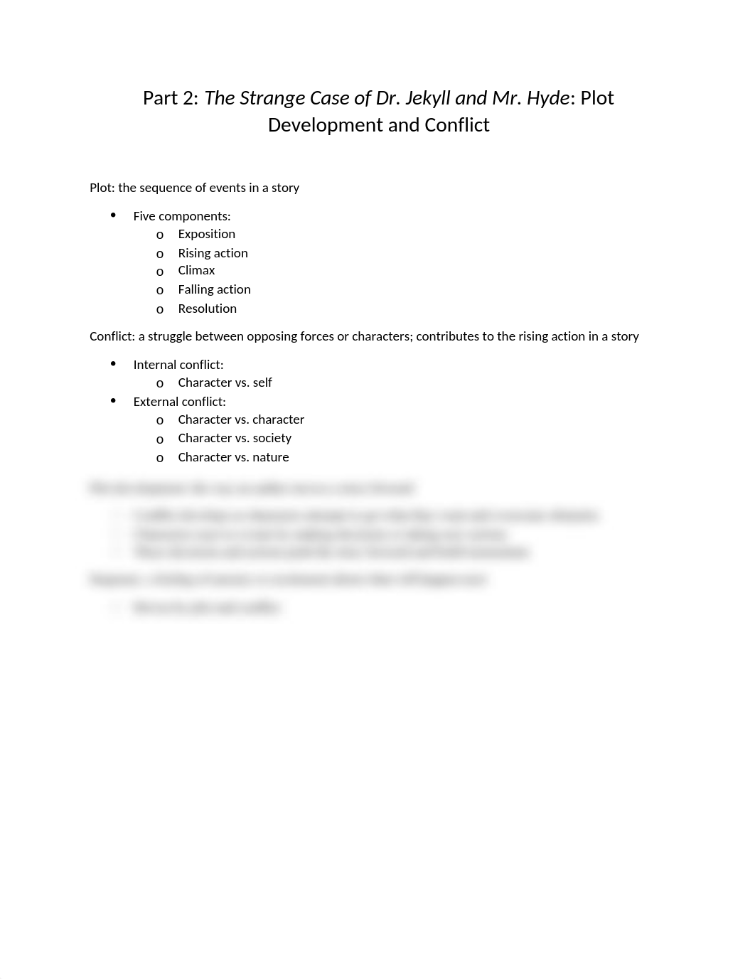 Part 2 The Strange Case of Dr. Jekyll and Mr. Hyde Plot Development and Conflict.docx_d2e8zsud5ne_page1