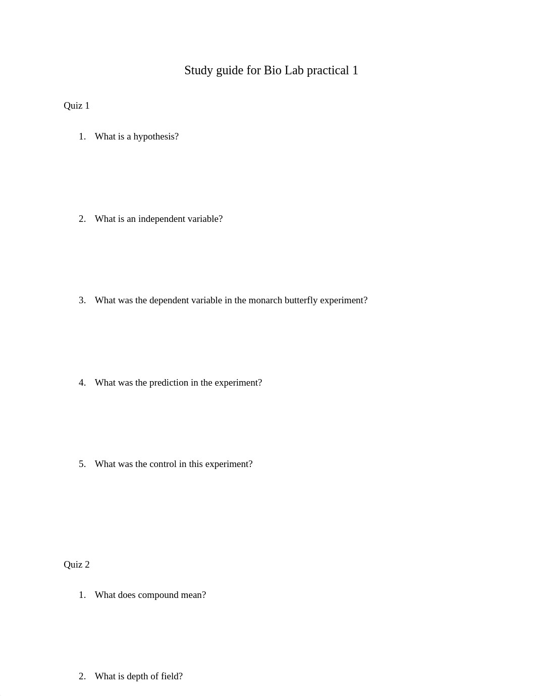 Study guide for Bio Lab practical 1_d2e9kpja5nz_page1