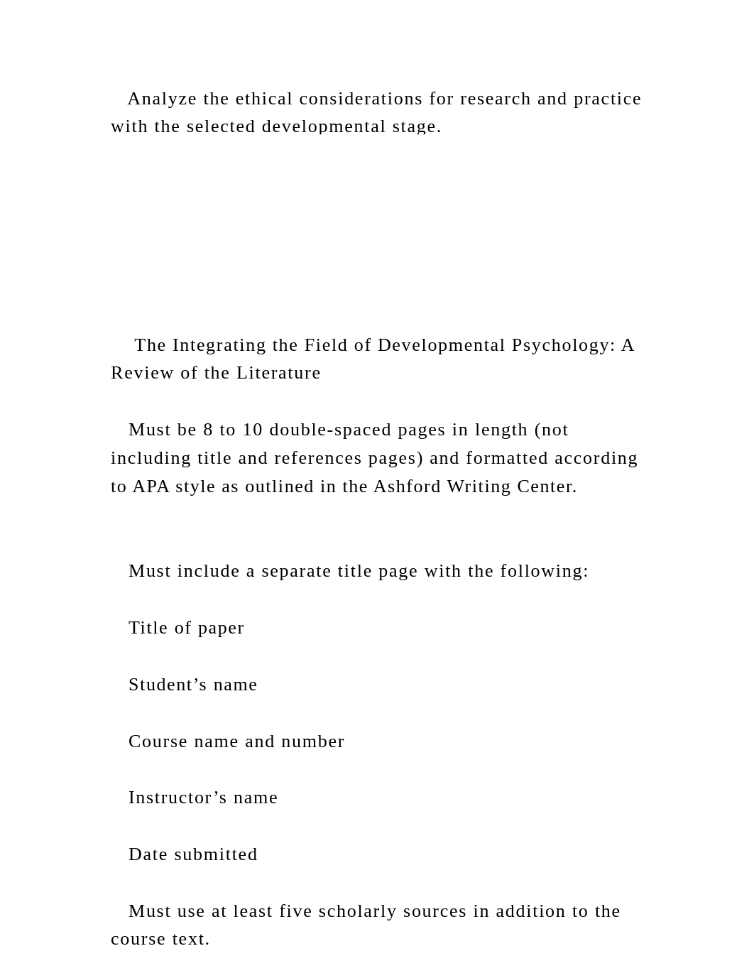 Integrating the Field of Developmental Psychology A Review o.docx_d2eau7ay3yx_page4