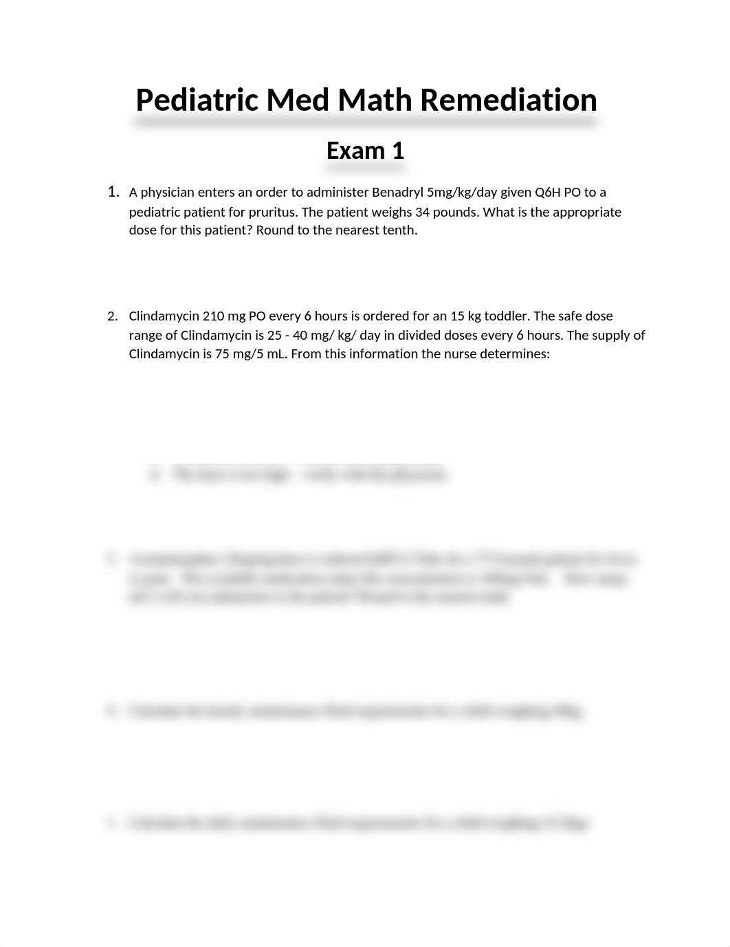 Exam 1 - Med Math Remediation (Students) (1).docx_d2elzfyfv1v_page1