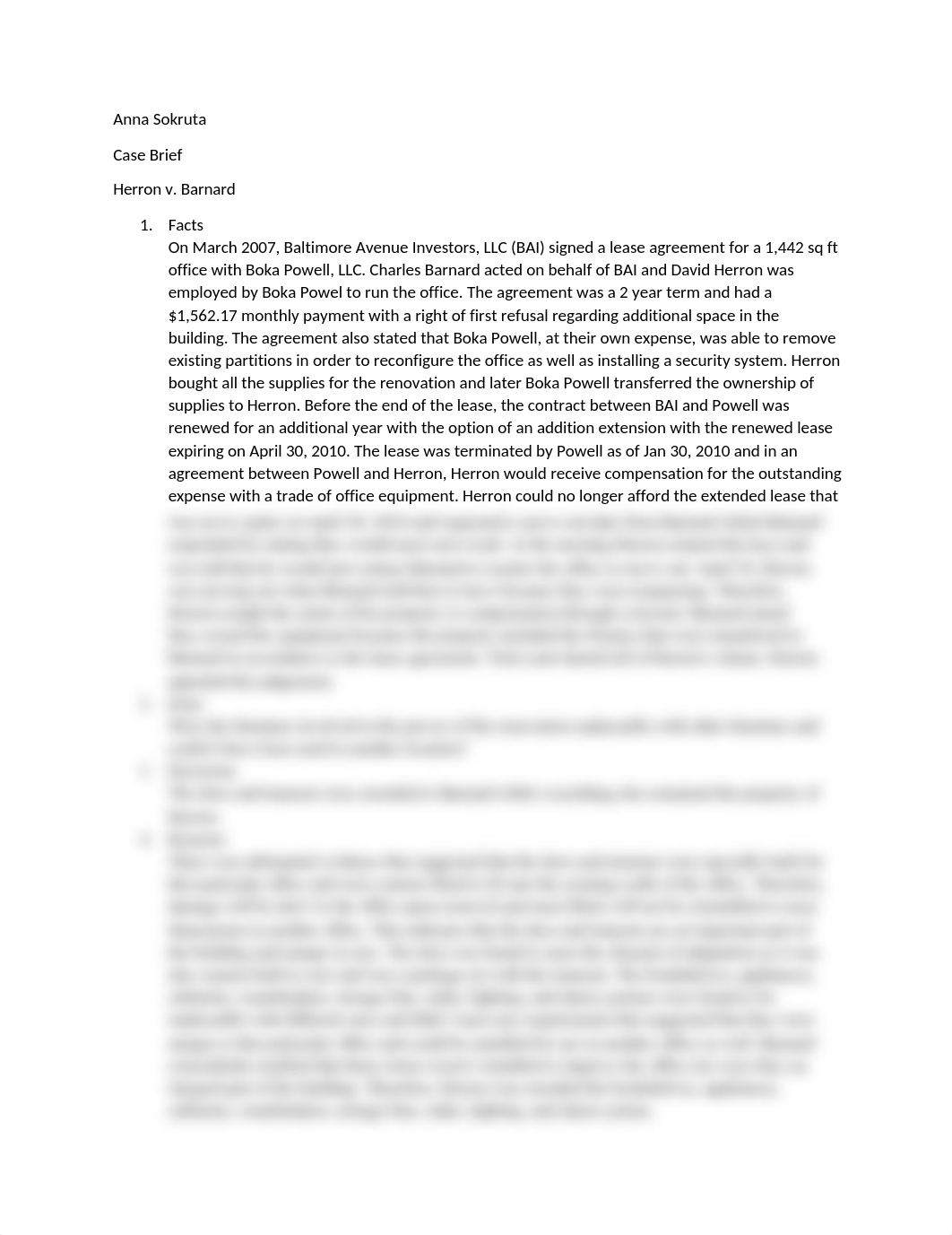 Herron v. Barnard Case Brief.docx_d2es4n3vme8_page1