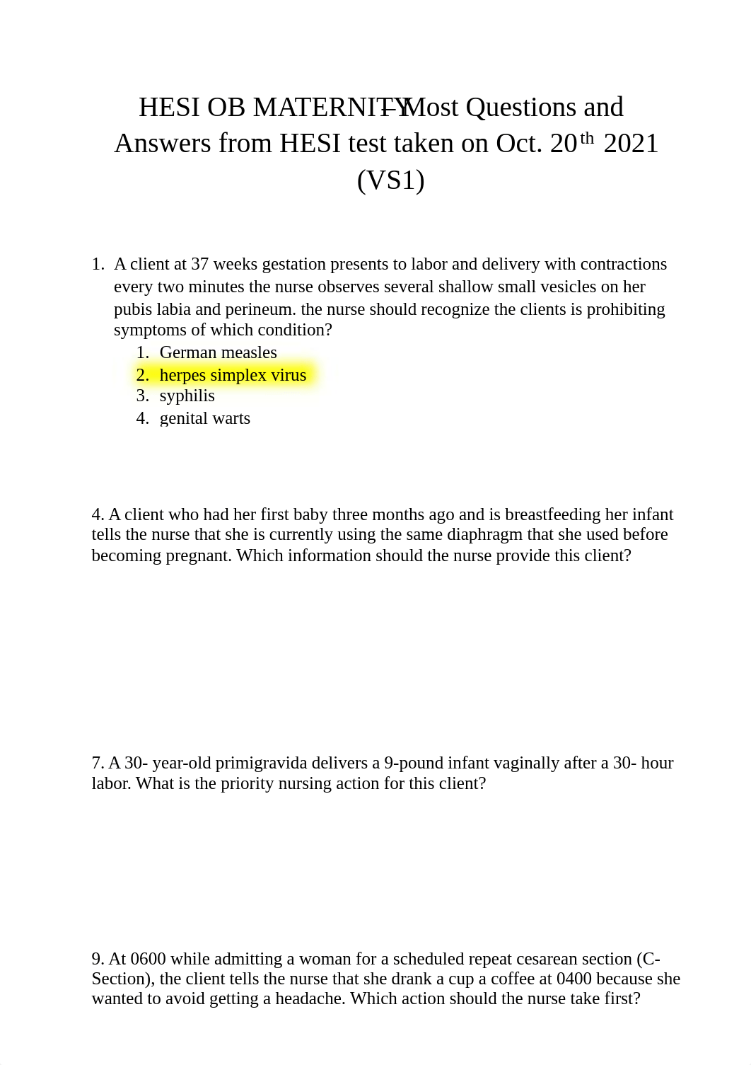 Stuvia-1353056-2021-hesi-ob-maternity-rn-exam-questionsanswers-and-actual-hesi-screenshots-from-exam_d2evc8riw6z_page2