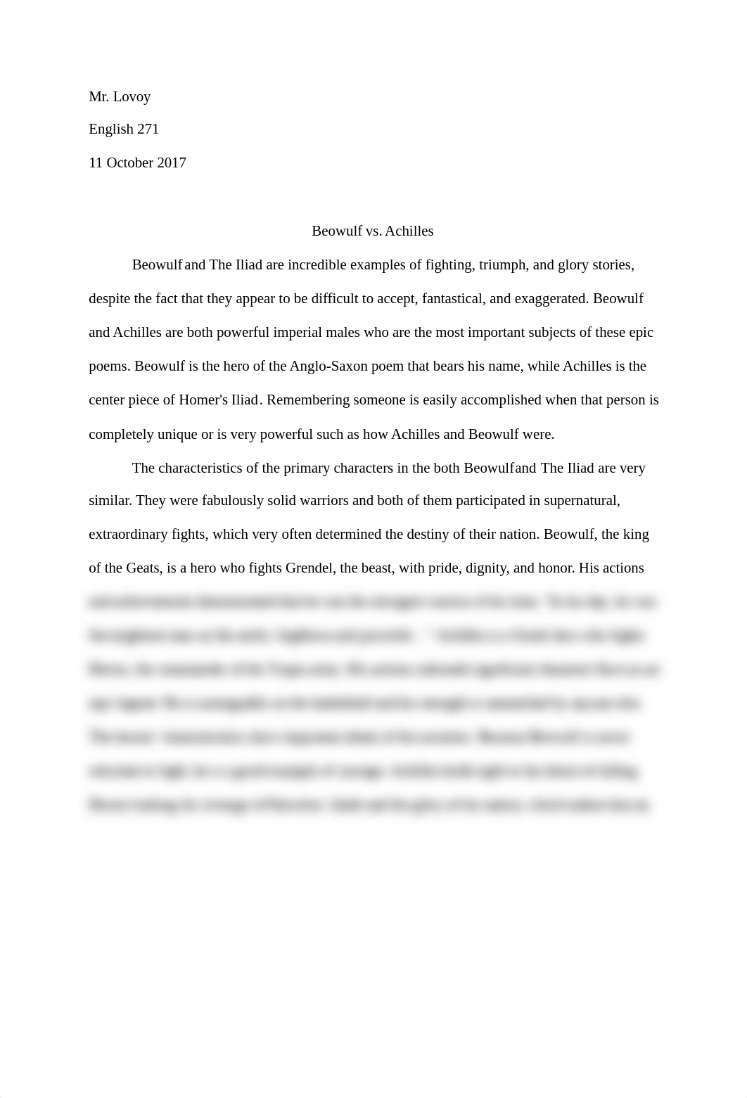 Compare and Contrast - Beowulf and Achilles final draft.docx_d2evjg1sug0_page1