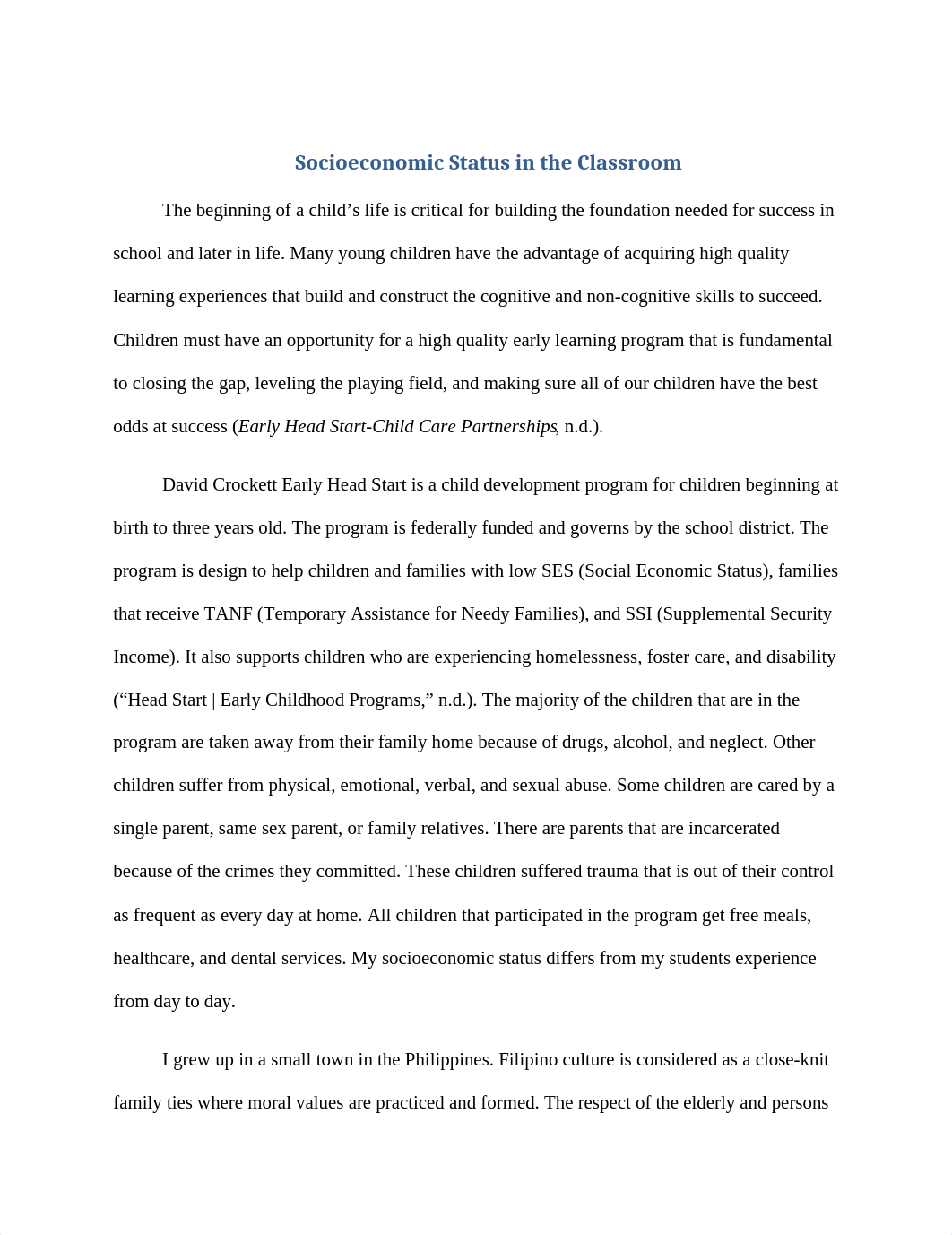 Karen_Alexander_Socioeconomic_Status_in_the_Classroom_Week2.docx_d2fgf307lam_page1