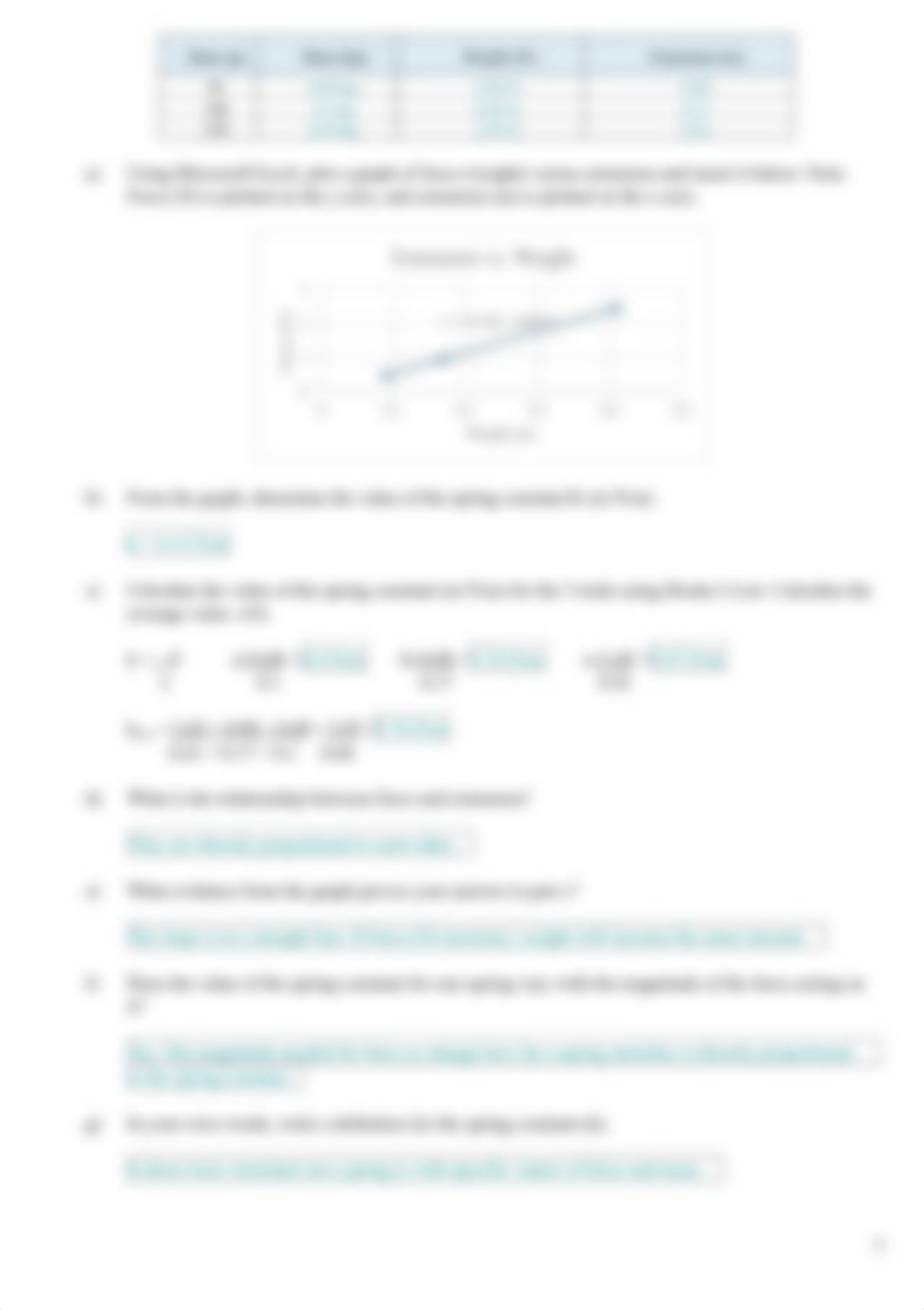 Lab #7 Hooke's Law and The Spring Constant, Brittany Barker.pdf_d2fqzmh4qm4_page3