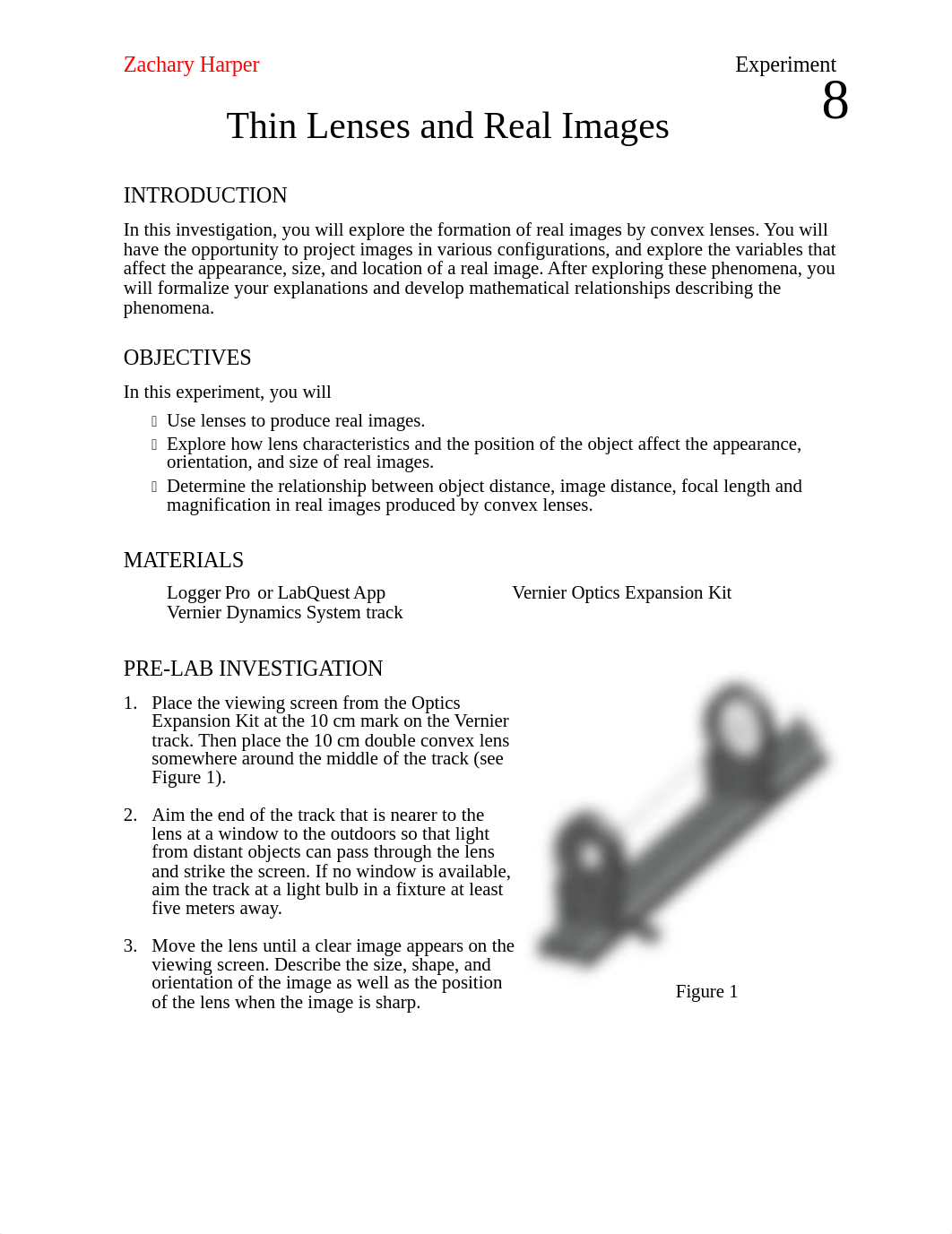 9a Physics 1402 Lab 8 Thin Lenses and Real Images.doc_d2g2rbz2vth_page1