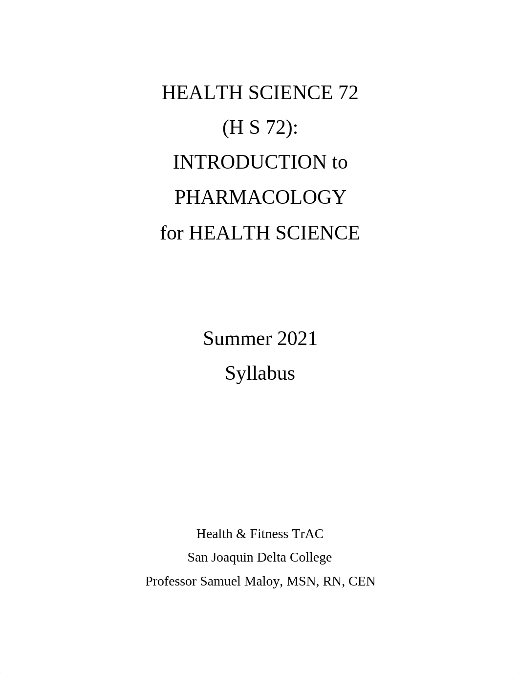 Syllabus Pharmacology HS 72 Summer 2021.pdf_d2g48a6p3d0_page1