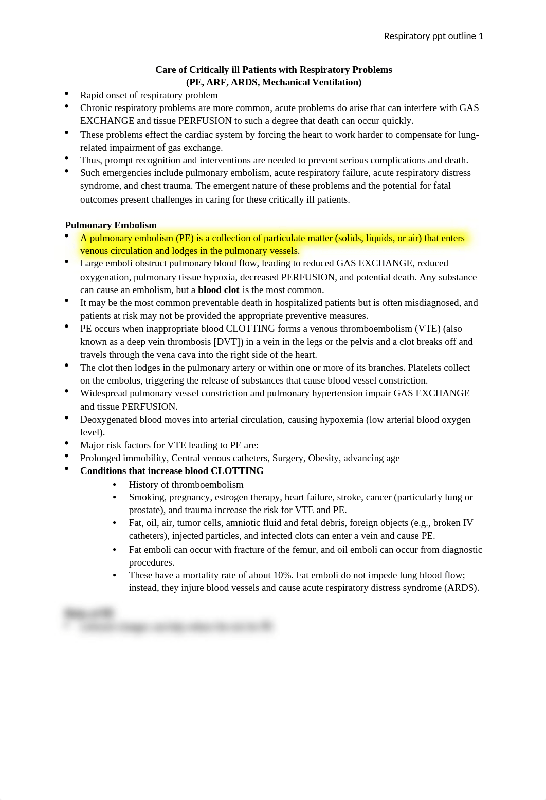 Care of Critically ill Patients with Respiratory Problems.docx_d2geuc10z3p_page1