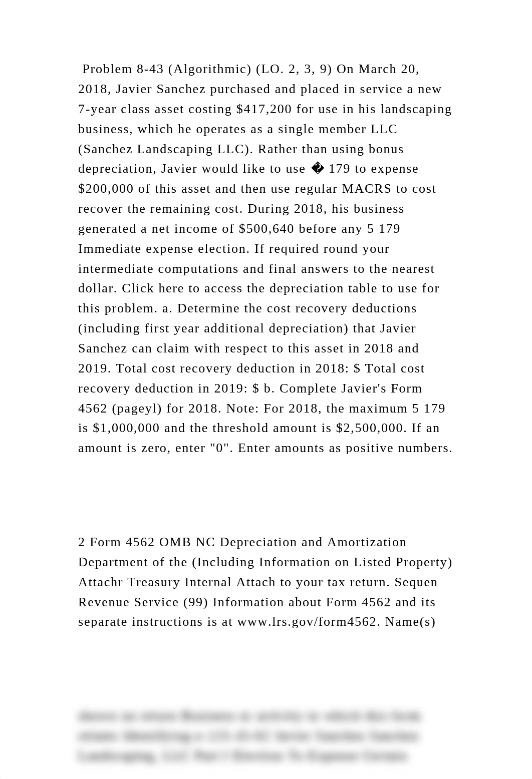 Problem 8-43 (Algorithmic) (LO. 2, 3, 9) On March 20, 2018, Javier Sa.docx_d2goju4xqy5_page2