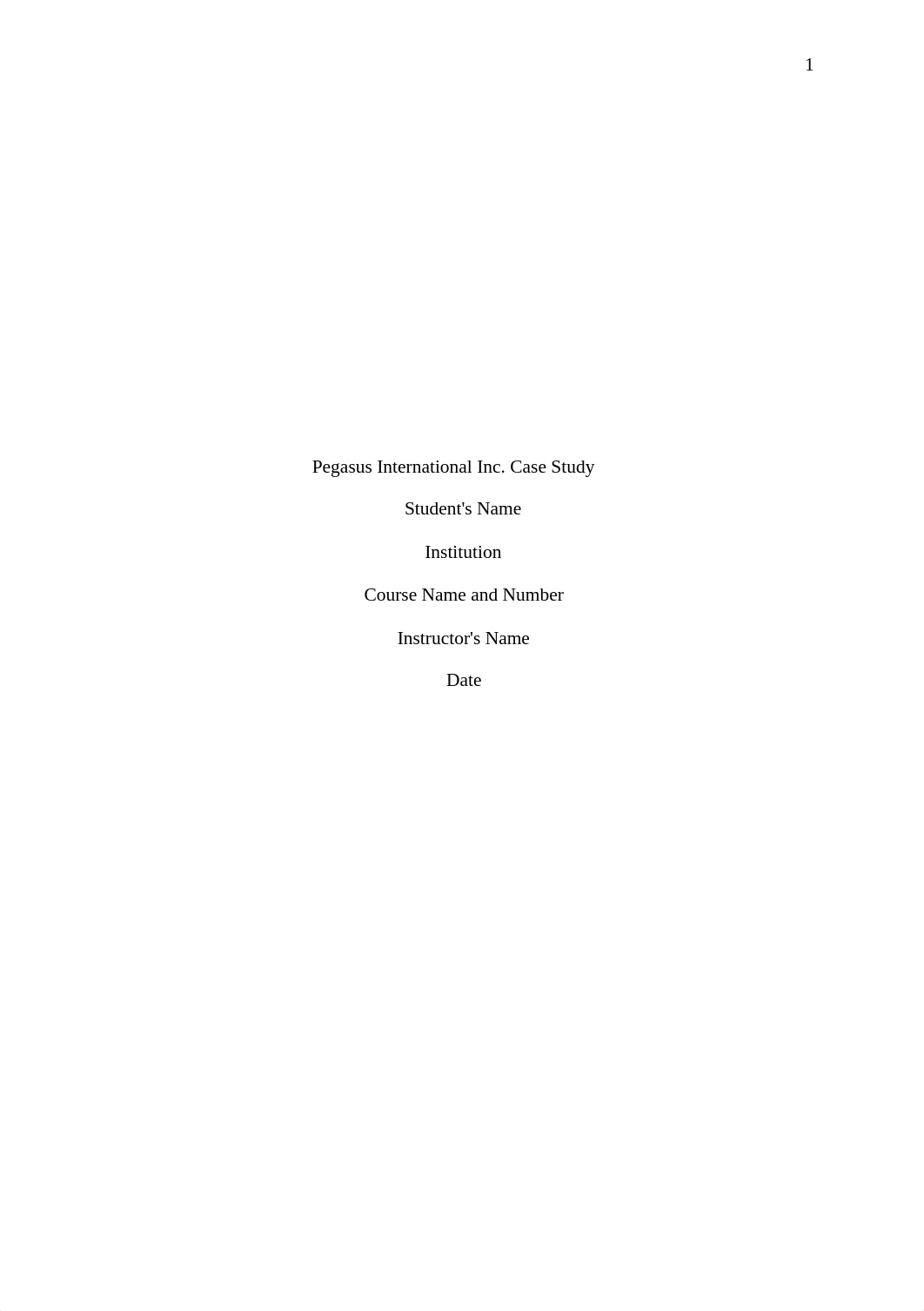 Pegasus International Inc. Case Study.docx_d2gufiy2be2_page1