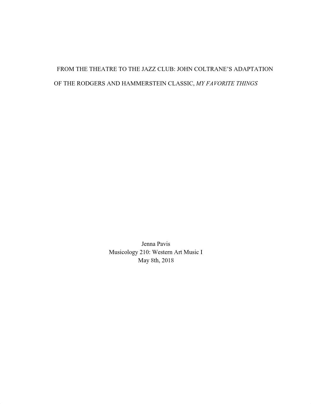 Musical Analysis and Investigation of %22My Favorite Things%22.pdf_d2h1ym4ij2u_page1