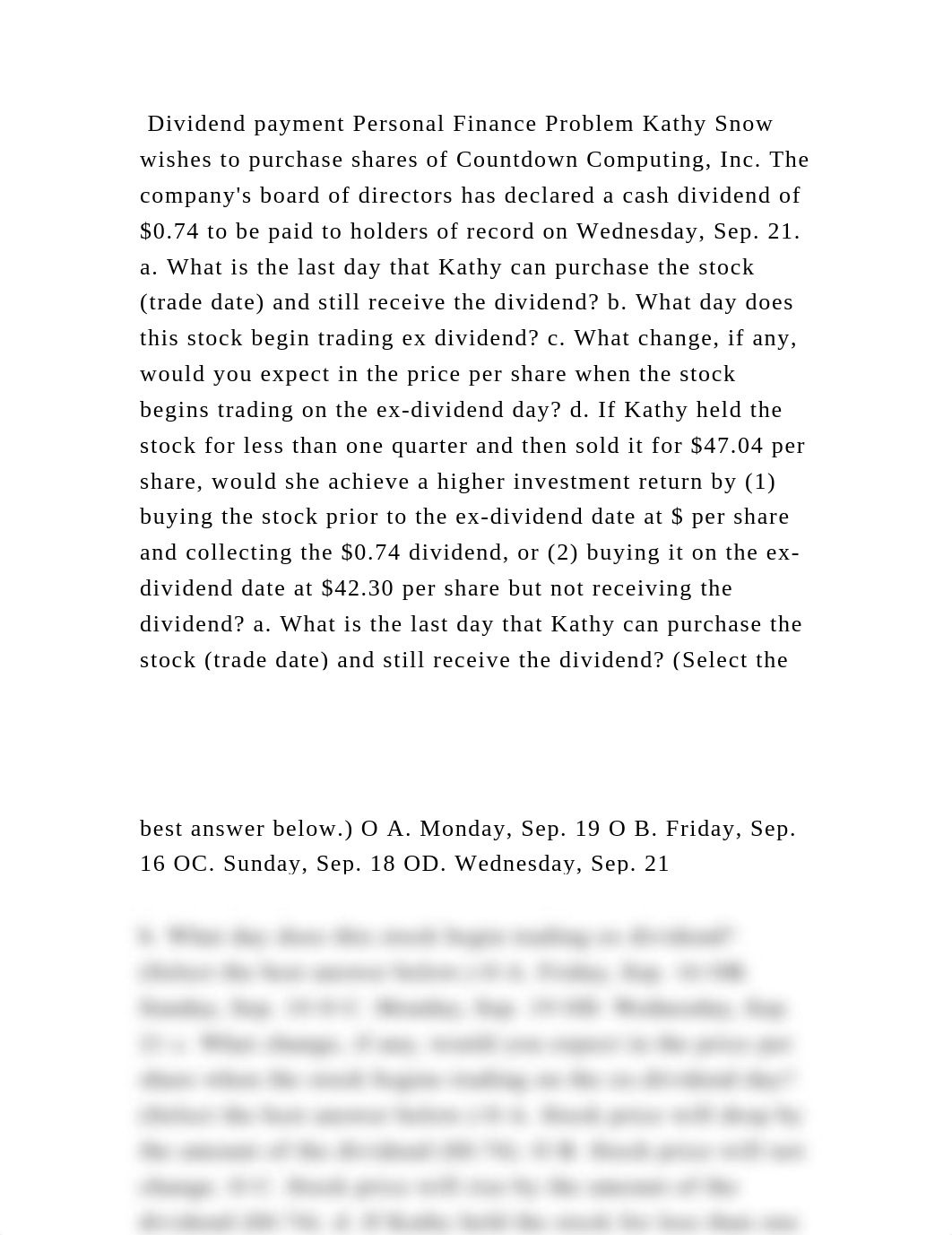 Dividend payment Personal Finance Problem Kathy Snow wishes to purcha.docx_d2hgtegih9r_page2