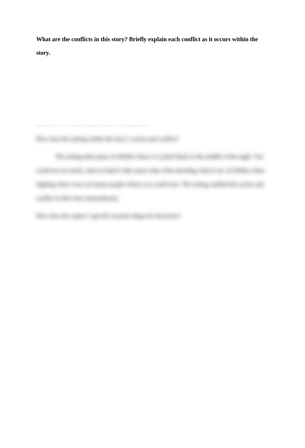 The Sniper, by Liam O'Flaherty Comprehension and Written Responses.docx_d2hvrhysivo_page1