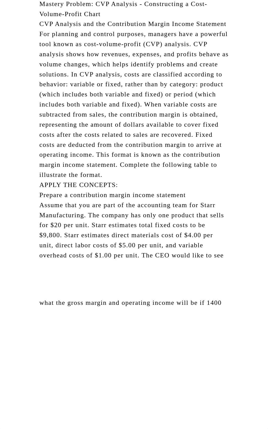 Mastery Problem CVP Analysis - Constructing a Cost-Volume-Profit Ch.docx_d2hx3a229xb_page2