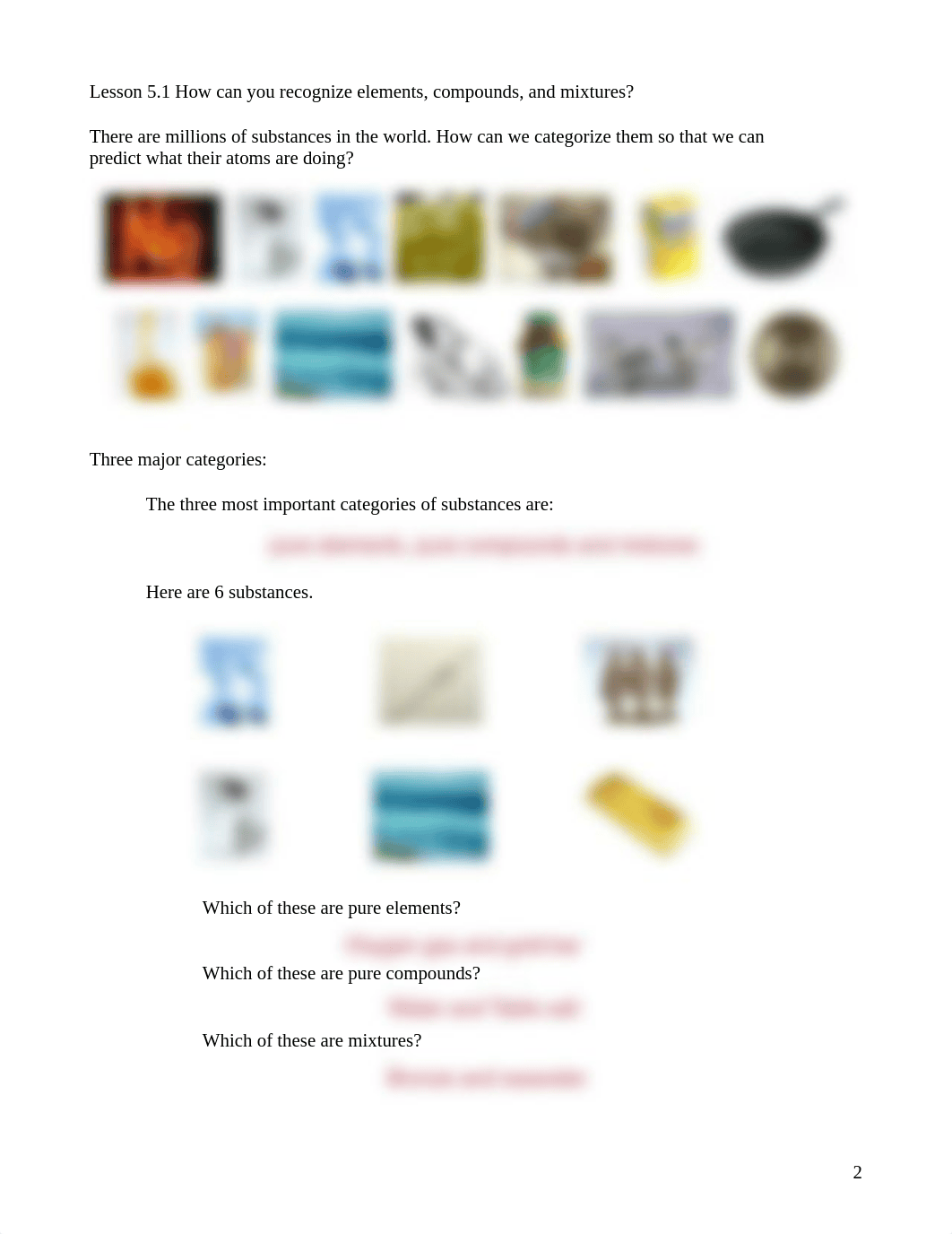 Learning Guide 5 - Elements, Compounds and Mixtures.pdf_d2i5v4plj5j_page2