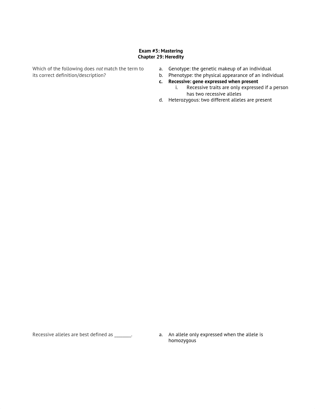 [A&PII] HEREDITY Mastering.pdf_d2i72eq18ru_page1