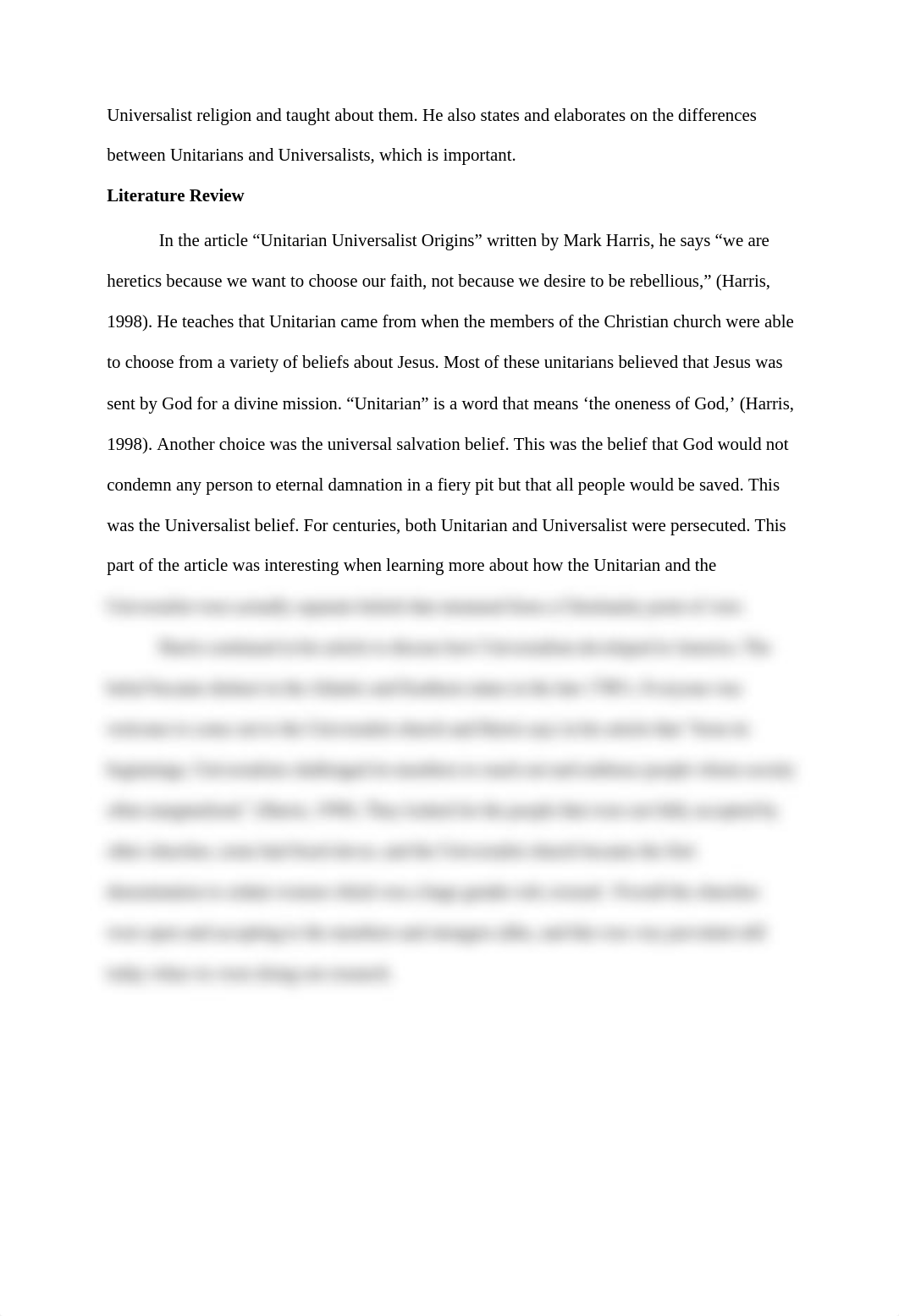 Final Paper- Research Paper on Unitarian Universalism religion_d2i7987fz3w_page2