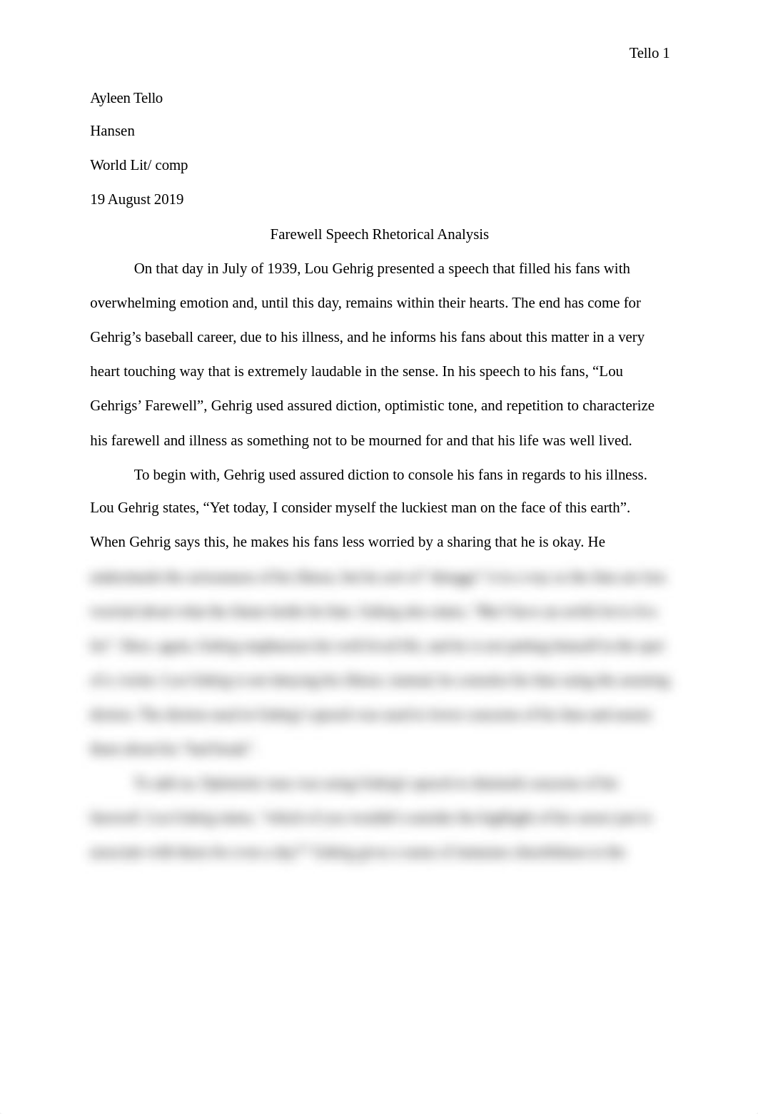 Lou Gehrig rhetorical analysis_d2ies5nxk6l_page1