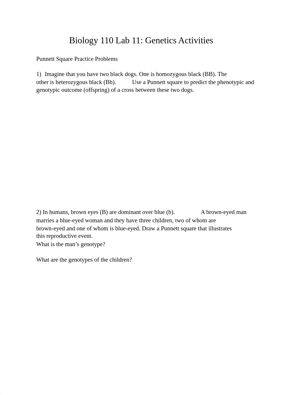 Biology 110 Lab 11 Genetics.docx_d2ietqbrxpg_page1